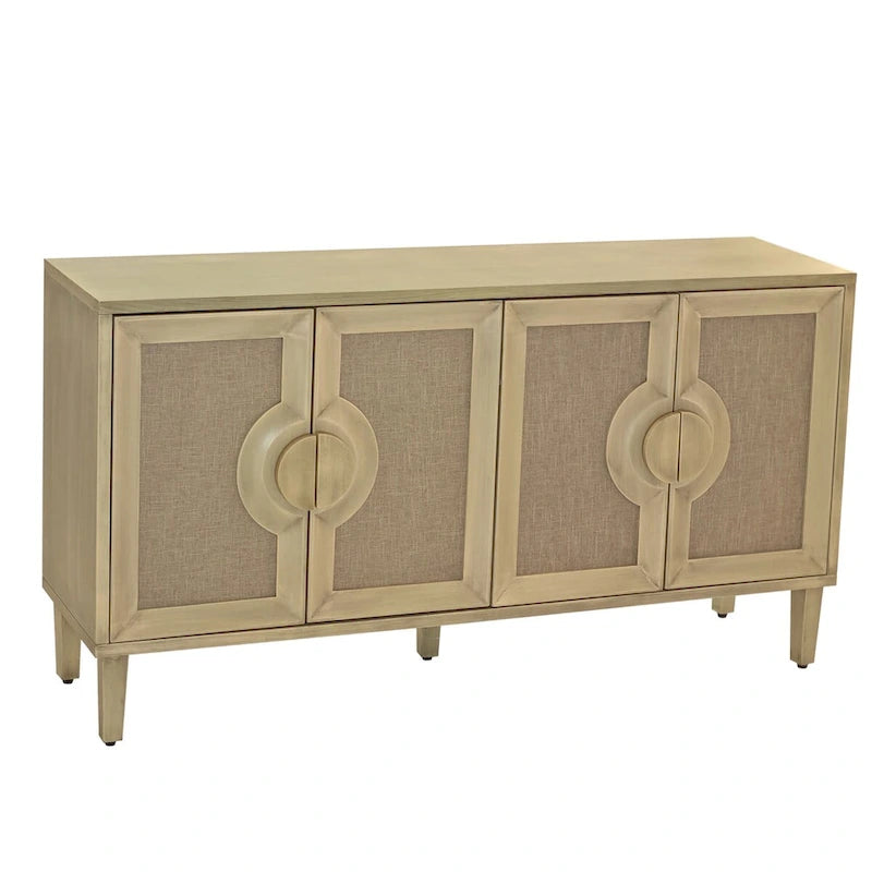 59.84Élégante armoire vintage à 4 portes