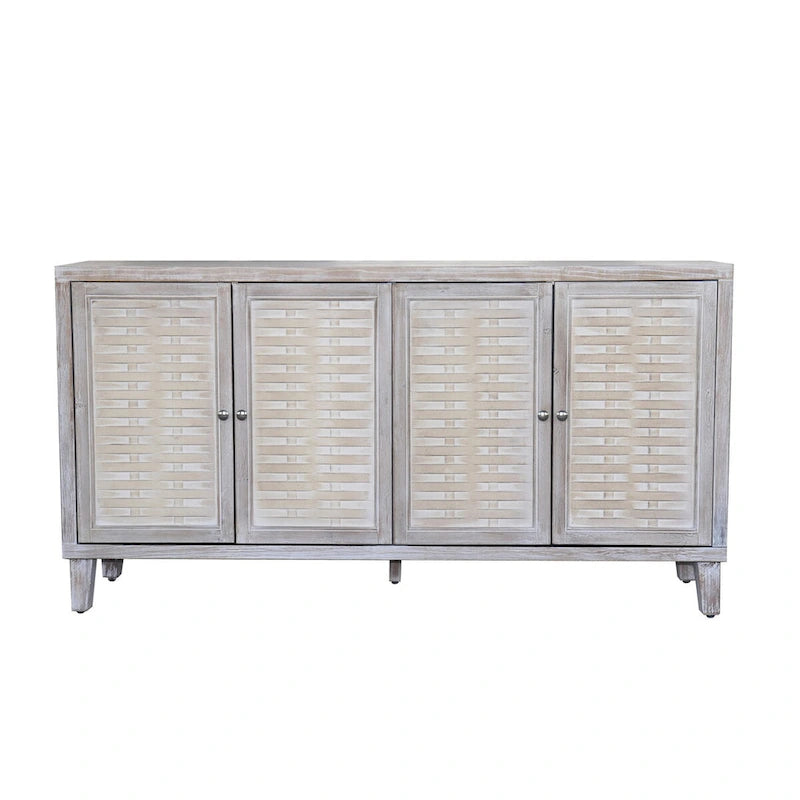 Meuble d'appoint 4 portes en bois buffet