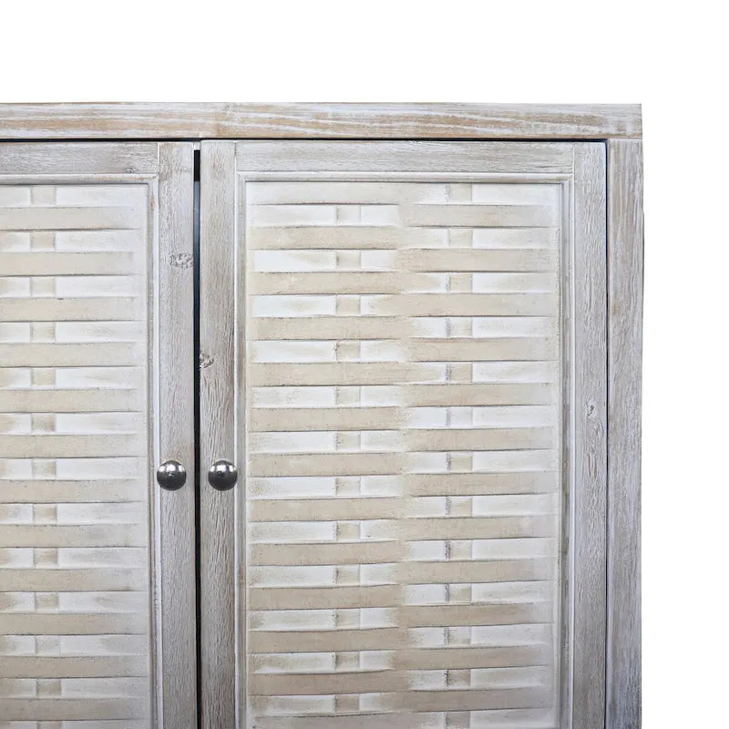 Meuble d'appoint 4 portes en bois buffet