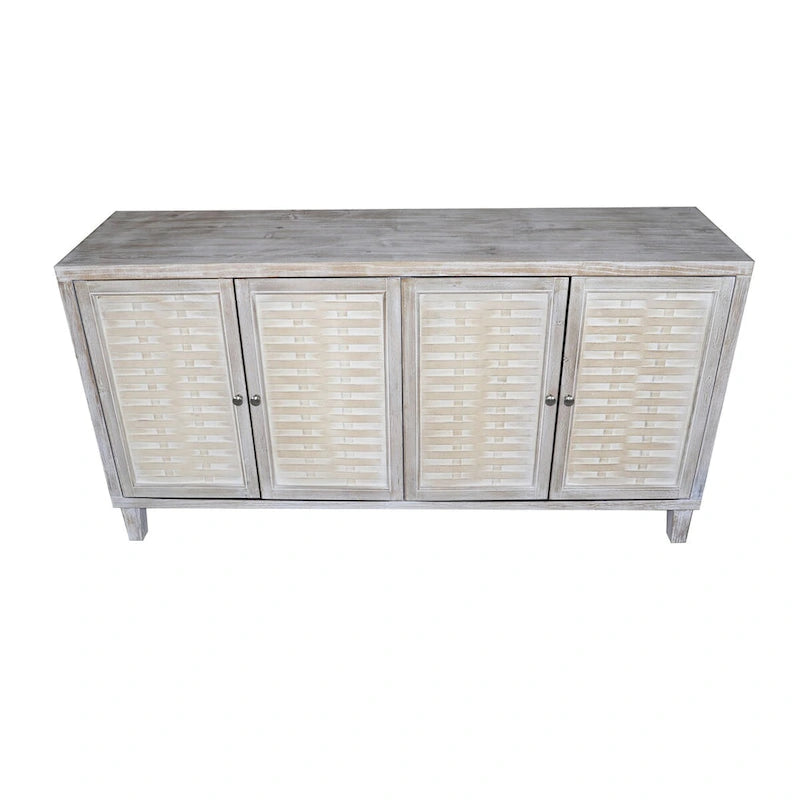 Meuble d'appoint 4 portes en bois buffet