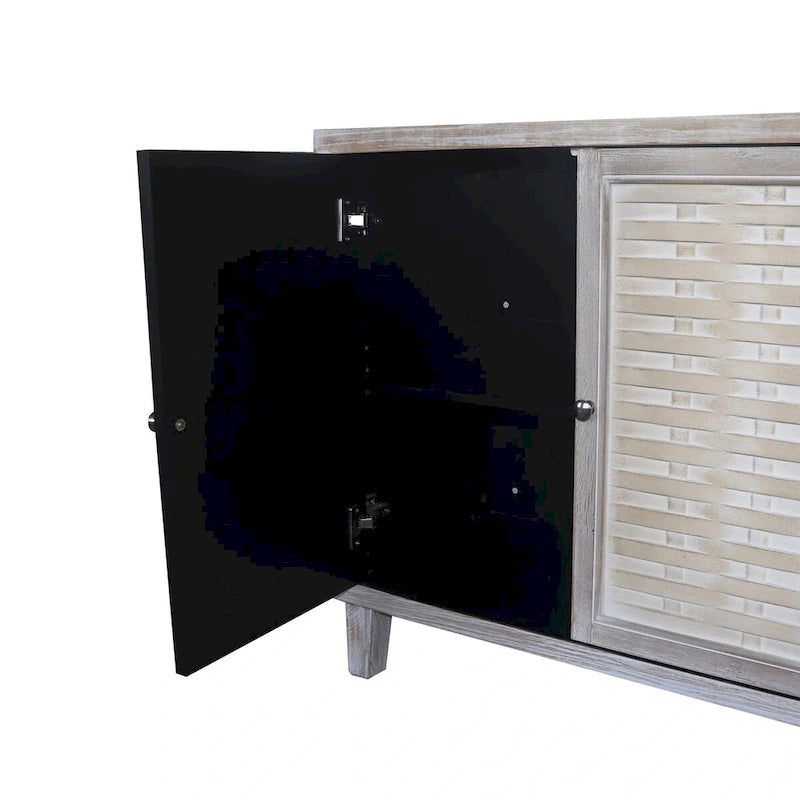 Meuble d'appoint 4 portes en bois buffet