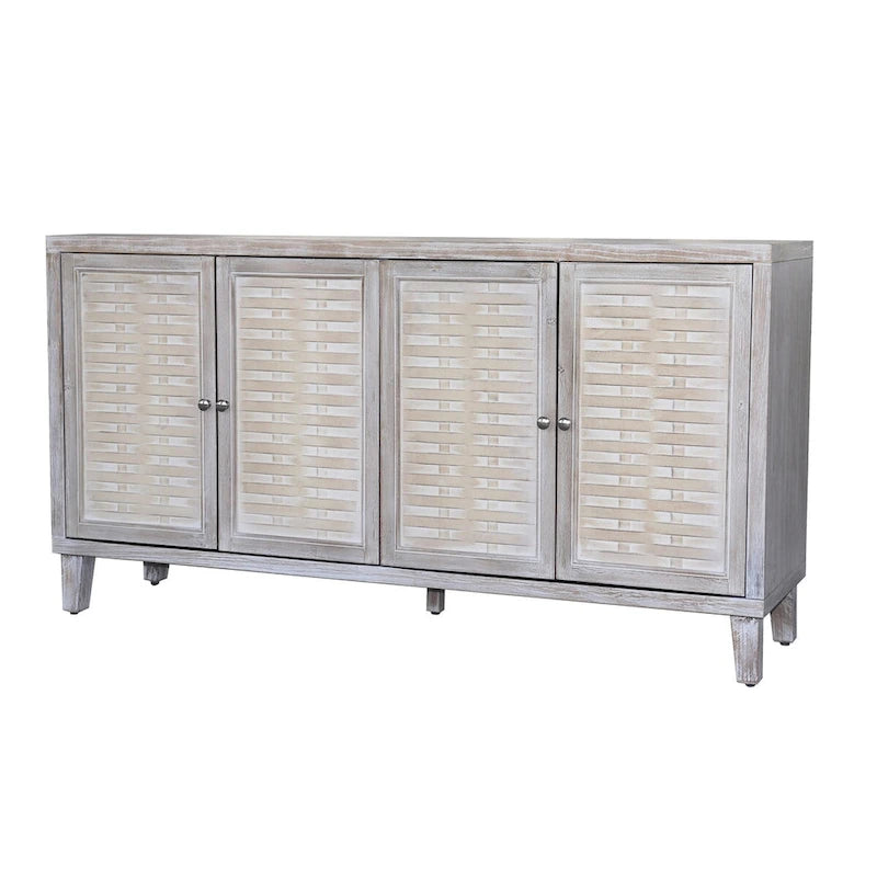 Meuble d'appoint 4 portes en bois buffet