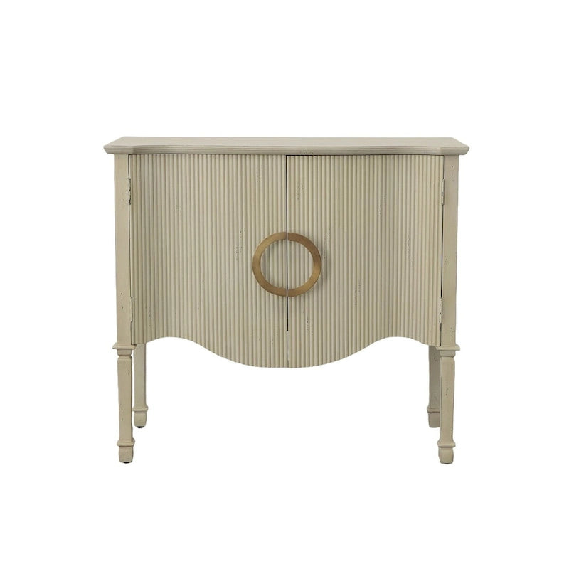 Desserte 2 portes Willow 36, crème vieillie