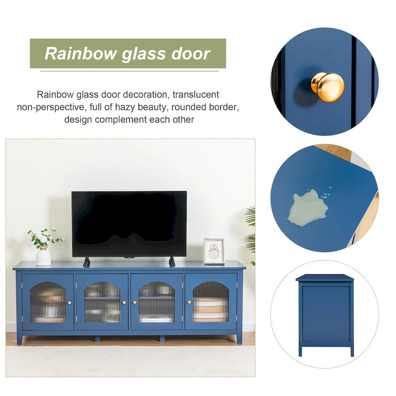 Meuble TV élégant RR de 71 pouces