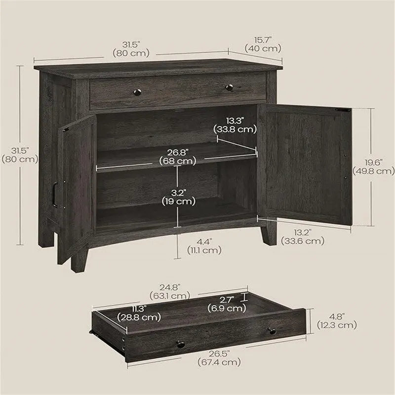 Buffet - 15,7P x 31,5L x 31,5H