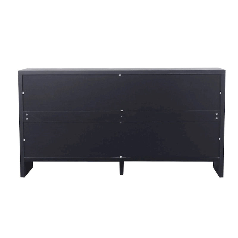 Meuble d'appoint 4 portes en bois de style fermette
