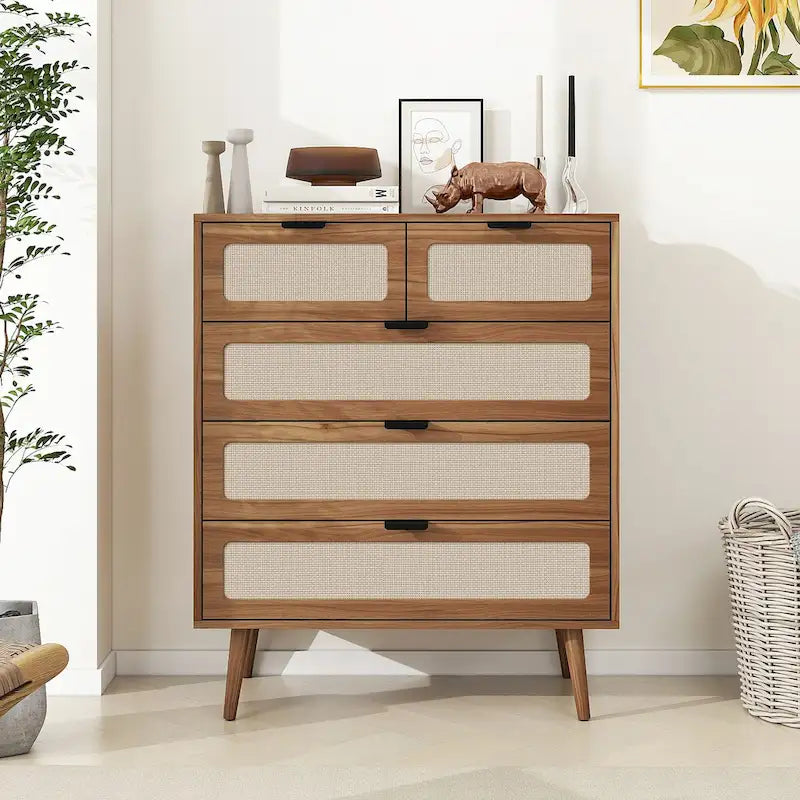 Meuble de rangement d'appoint 5 tiroirs