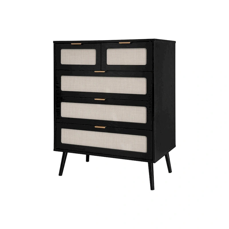 Meuble de rangement d'appoint 5 tiroirs