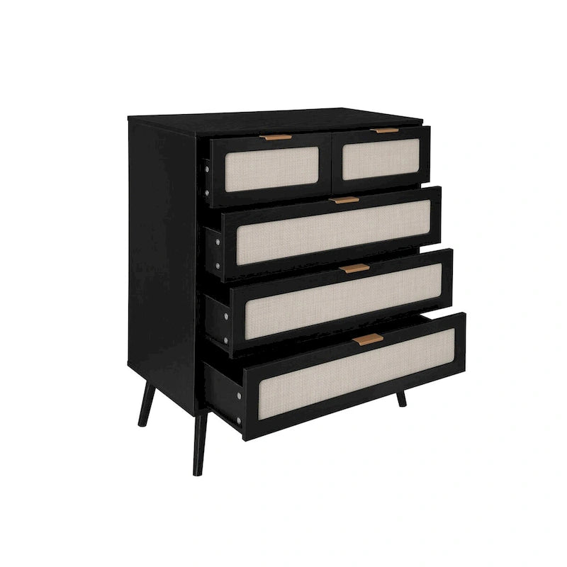 Meuble de rangement d'appoint 5 tiroirs
