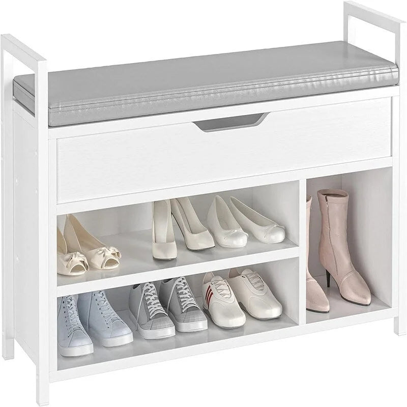 Banc de rangement pour chaussures - 11,8P x 35,4L x 24,4H