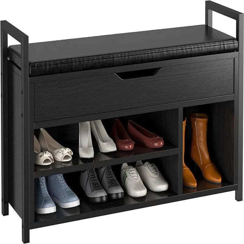 Banc de rangement pour chaussures - 11,8P x 35,4L x 24,4H