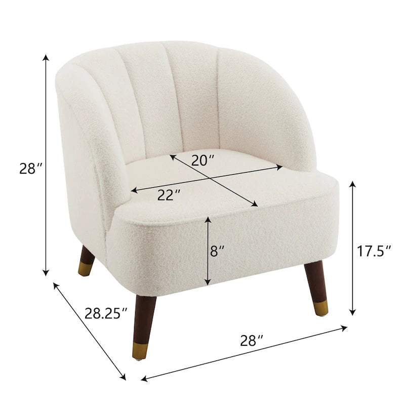 Fauteuil Club Rembourré Moderne