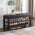 Banc à chaussures avec coussin - 39,4P x 13,8L x 18,9H