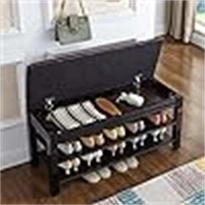 Banc à chaussures avec coussin - 39,4P x 13,8L x 18,9H