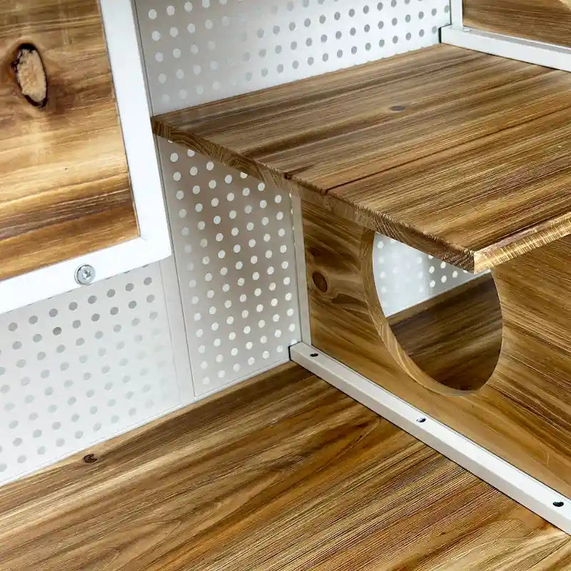 55.12 Maison spacieuse pour chats avec verre trempé