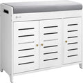 Banc de rangement pour chaussures Meuble à chaussures - 34,8 P x 100,1 L x 50,5 H