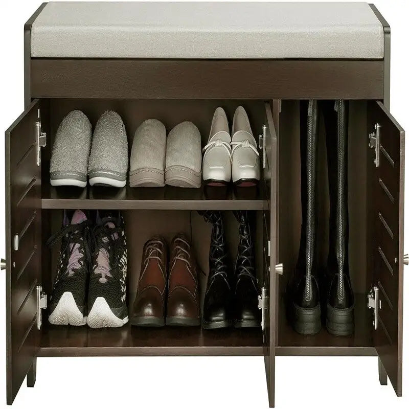 Banc de rangement pour chaussures Meuble à chaussures - 34,8 P x 100,1 L x 50,5 H