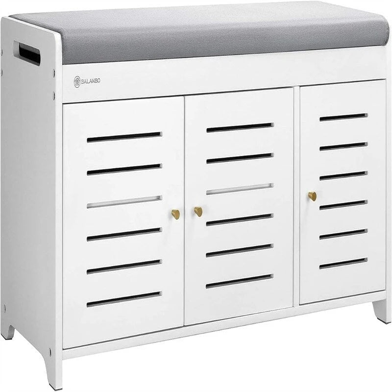 Banc de rangement pour chaussures Meuble à chaussures - 34,8 P x 100,1 L x 50,5 H