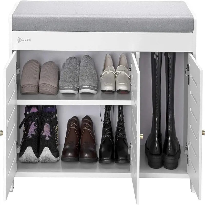 Banc de rangement pour chaussures Meuble à chaussures - 34,8 P x 100,1 L x 50,5 H
