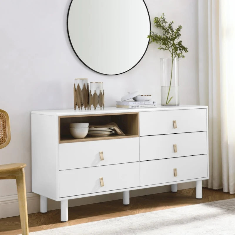 Commode à 5 tiroirs commode multifonctionnelle commode moderne