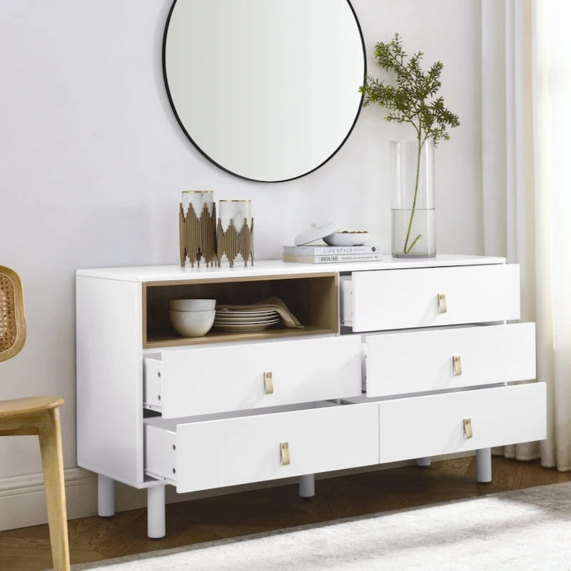 Commode à 5 tiroirs commode multifonctionnelle commode moderne