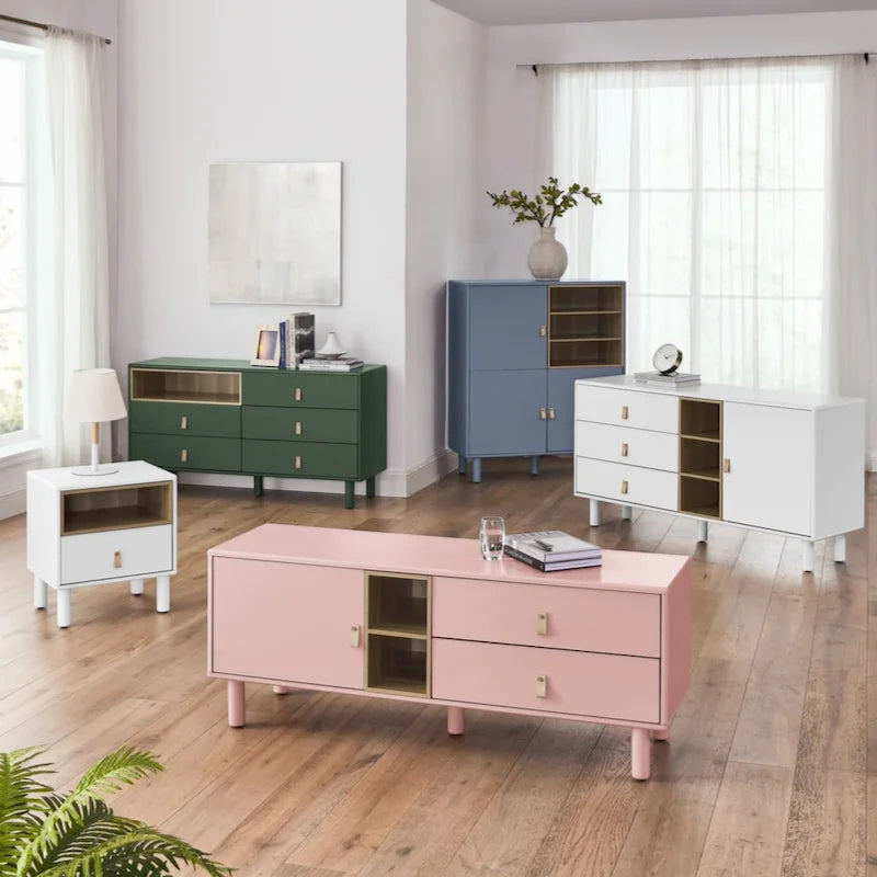 Commode à 5 tiroirs commode multifonctionnelle commode moderne
