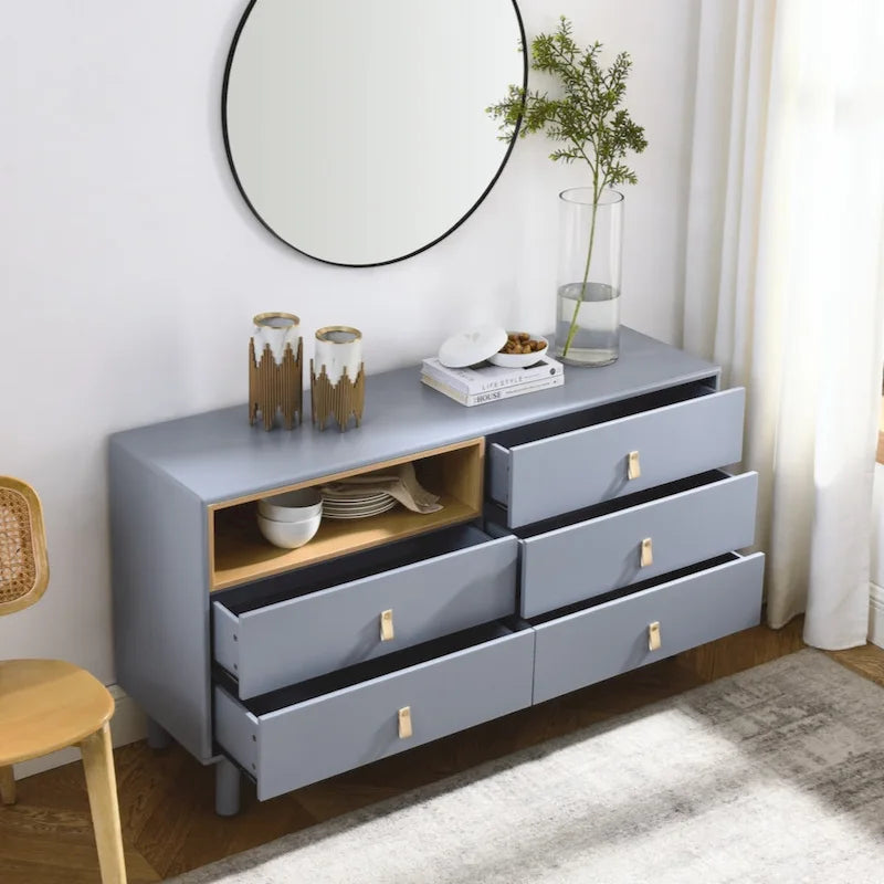 Commode à 5 tiroirs commode multifonctionnelle commode moderne