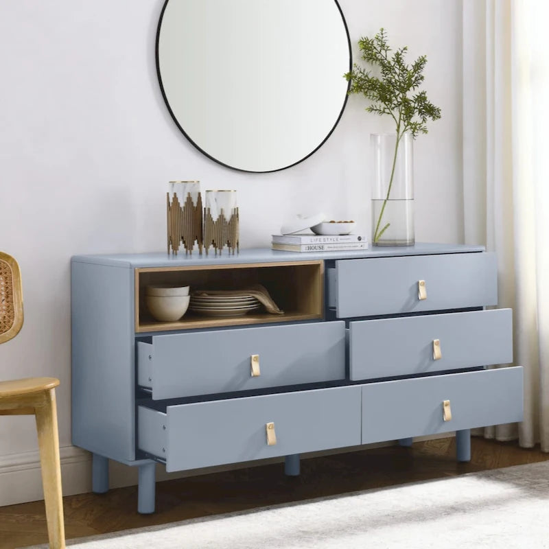 Commode à 5 tiroirs commode multifonctionnelle commode moderne