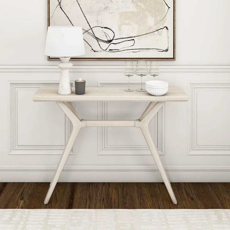 Console de table à pieds croisés 46
