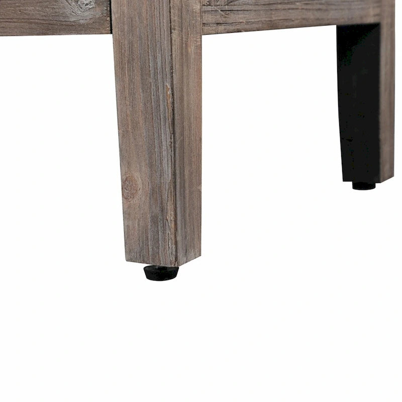 Armoire antique à quatre portes avec poignée de porte sculptée en forme de fleur