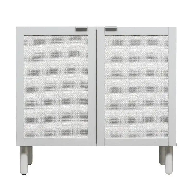 Orre Meuble Bas Blanc 2 Portes