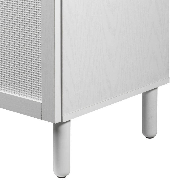 Orre Meuble Bas Blanc 2 Portes