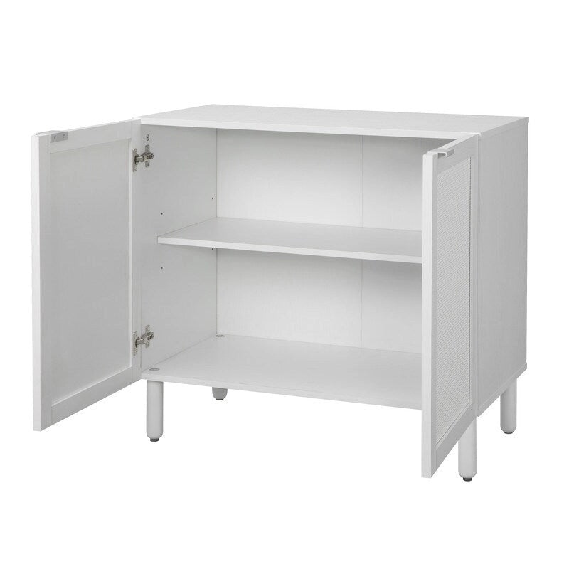 Orre Meuble Bas Blanc 2 Portes