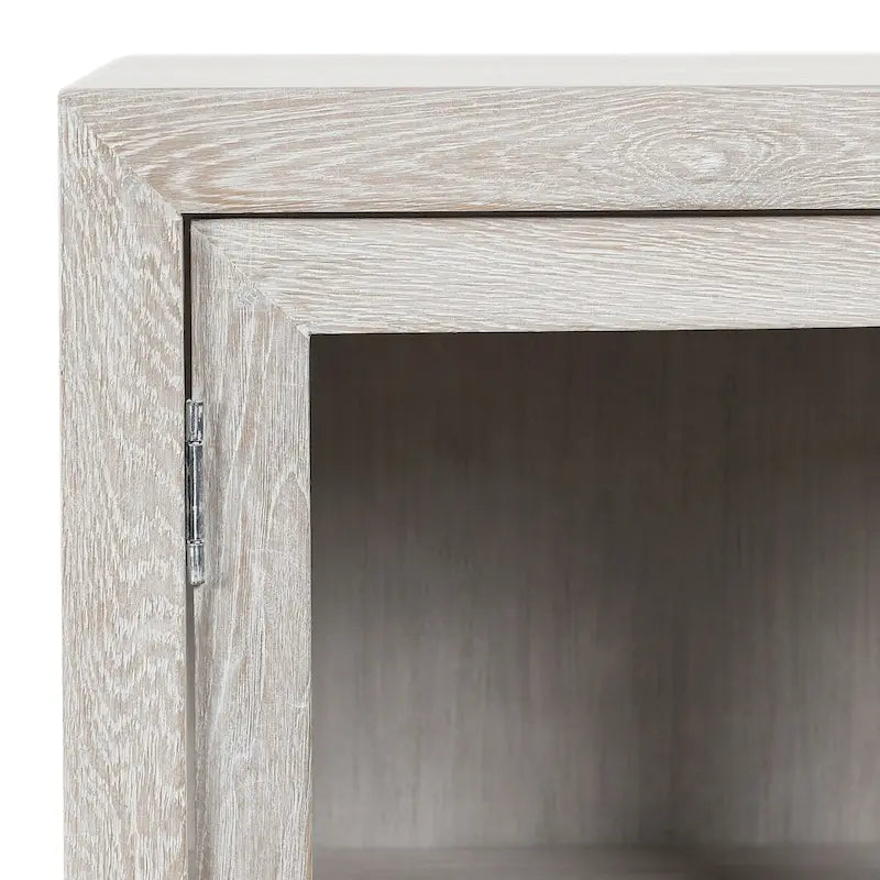 Buffet Bradley à quatre portes Classic Home en coloris blanchi