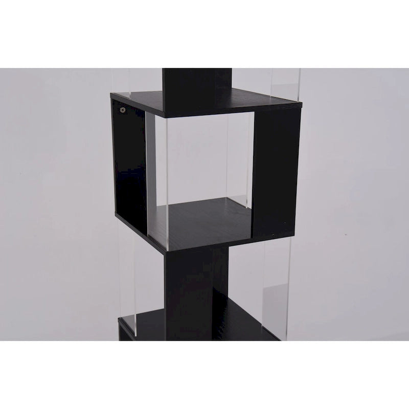 Étagère à Livres Rotative à 5 Niveaux