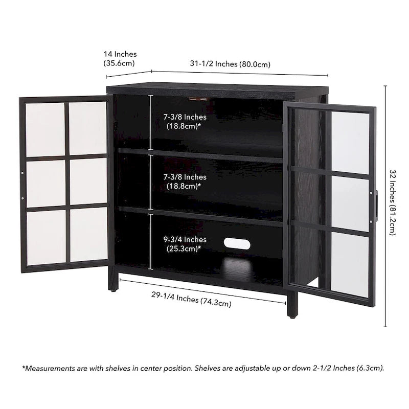 Meuble d'appoint rectangulaire large Bennett 32 - 31,5 de large