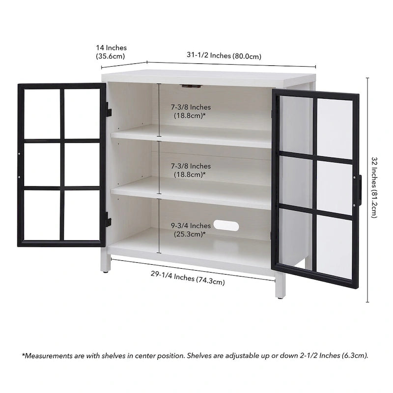 Meuble d'appoint rectangulaire large Bennett 32 - 31,5 de large