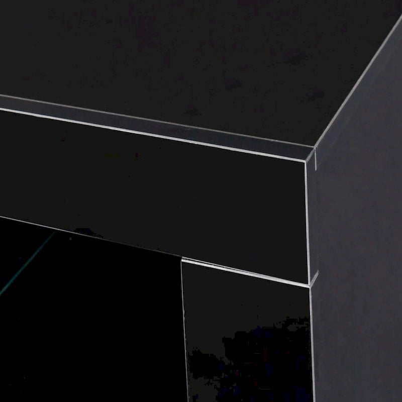 Meuble de cuisine avec éclairage LED, tiroir et 1 porte