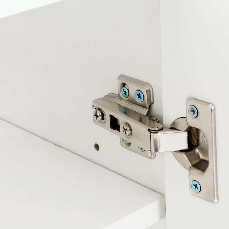 Meuble de cuisine avec éclairage LED, tiroir et 1 porte