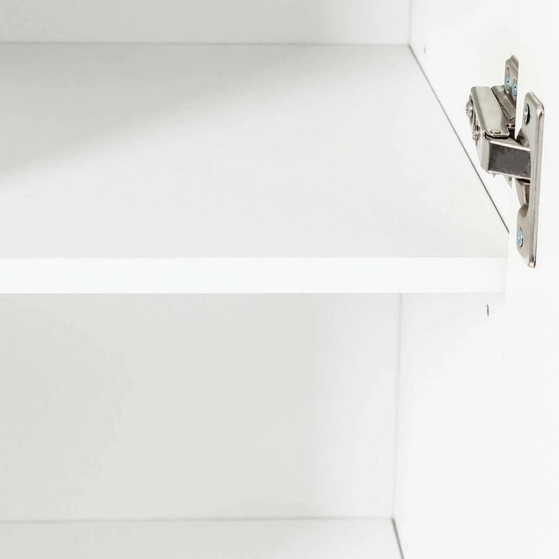 Meuble de cuisine avec éclairage LED, tiroir et 1 porte