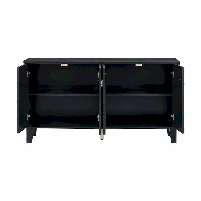 Meuble de rangement de luxe léger à motifs géométriques
