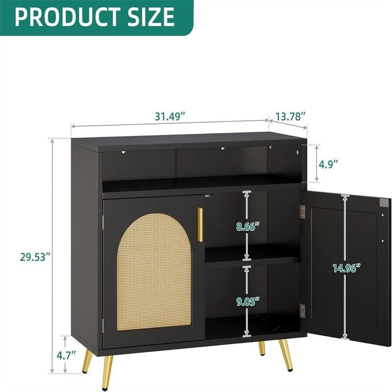 Meuble de Rangement Buffet – 35 P x 80 L x 75 H cm