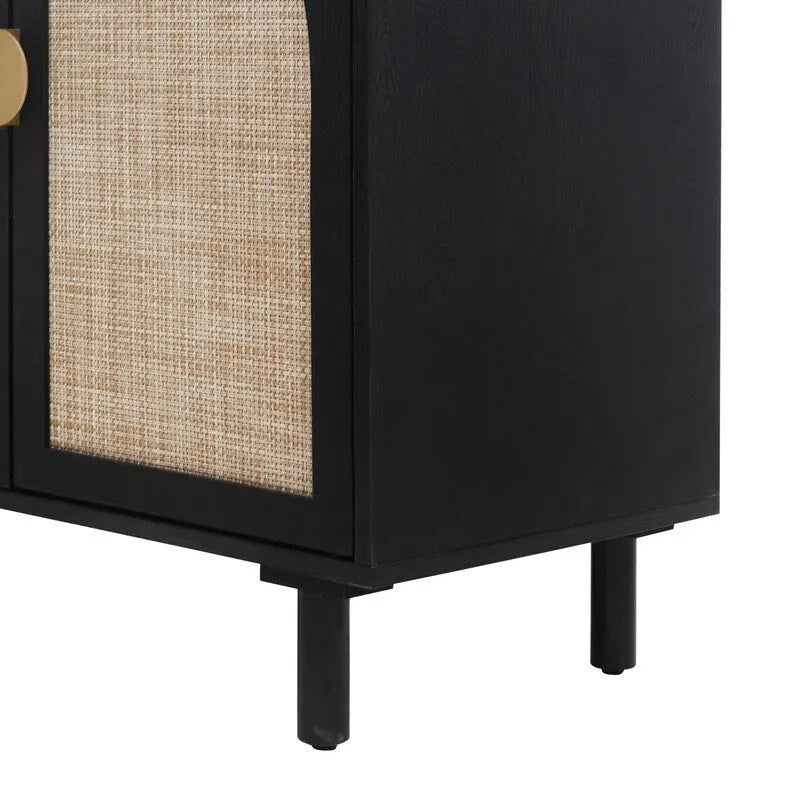 Armoire 4 portes, convient pour chambre à coucher, salon, bureau