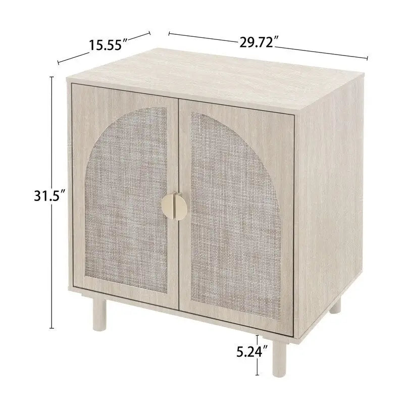Meuble bas à 2 portes, Convient pour la chambre, le salon, le bureau