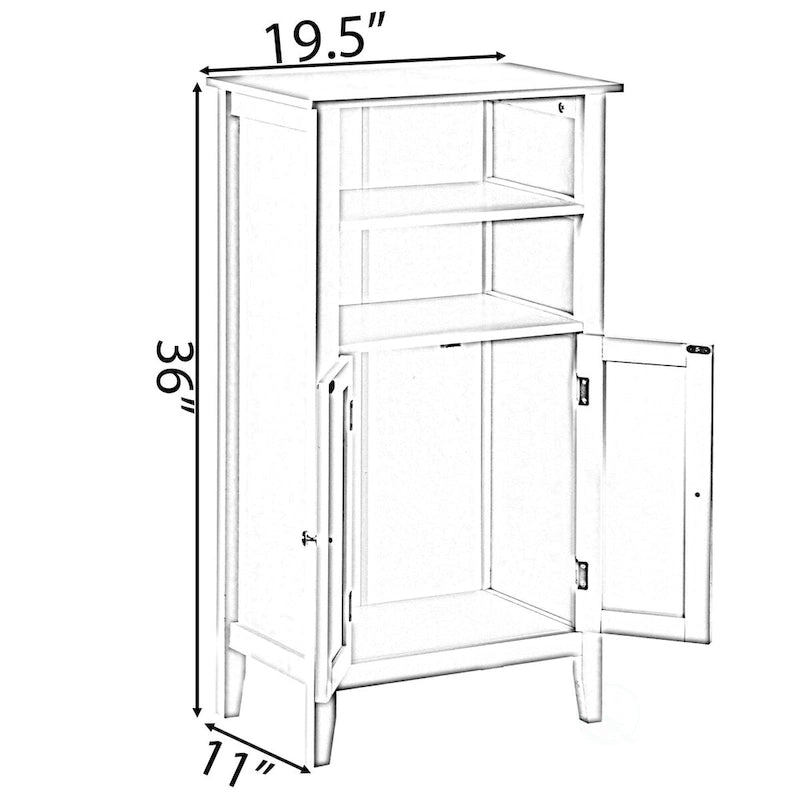 Meuble de rangement blanc pour salle de bain, chambre et coiffeuse