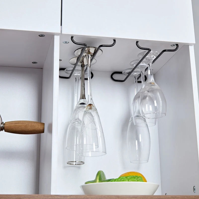 Meuble de Bar à Café de Ferme, Buffet de Cuisine 175cm avec Rangement, Meuble à Boissons pour la Maison et la Salle à Manger