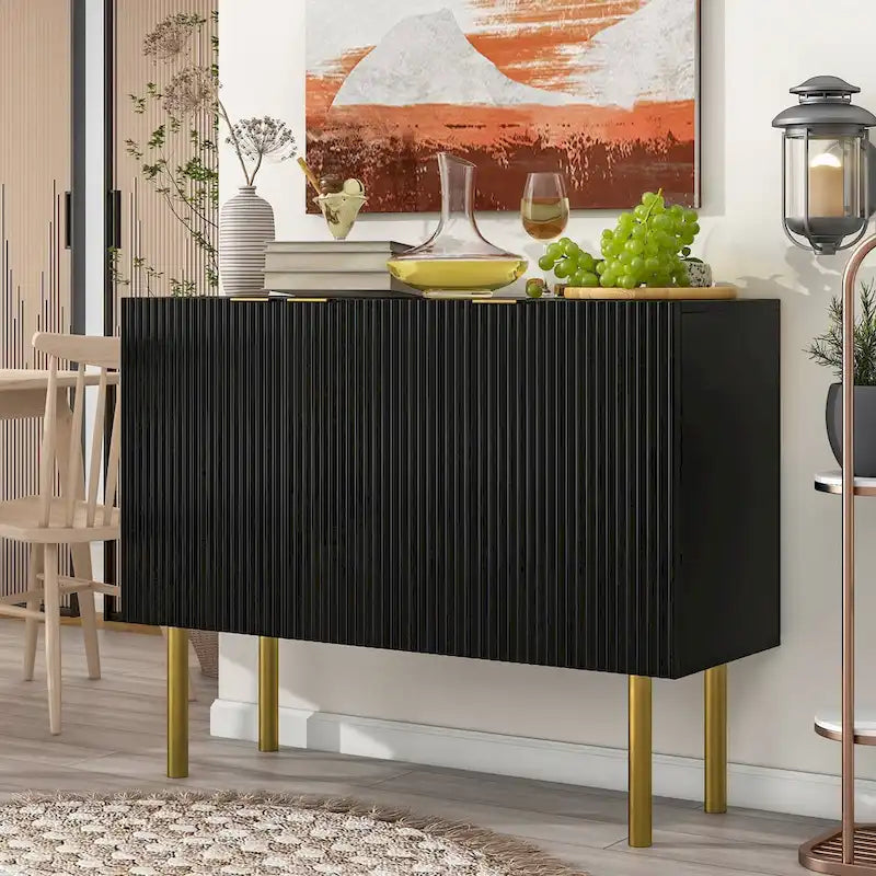 47 Buffet/Bahut de Style Moderne, Simple et Luxueux avec Étagères Réglables