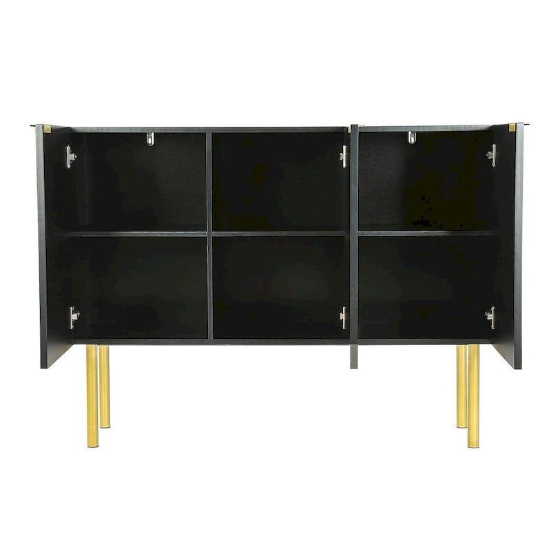 47 Buffet/Bahut de Style Moderne, Simple et Luxueux avec Étagères Réglables