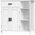 Armoire de Rangement au Sol avec Portes et Étagères - 30P x 75L x 80,3H cm