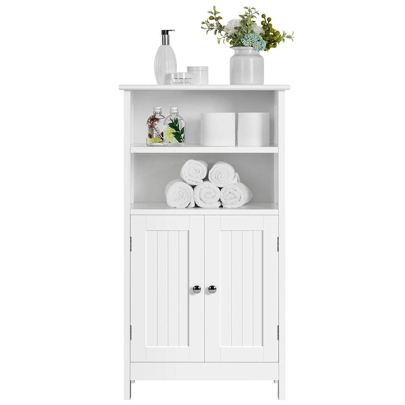 Meuble de Rangement de Salle de Bain Yaheetech à 5 Étages avec Étagère Réglable